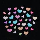 Декоративные элементы для декора «Сердца», объёмные, цвет разноцветный - Фото 3