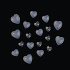 Декоративные элементы для декора «Твоё сердце», объёмные, цвет полупрозрачный - Фото 3