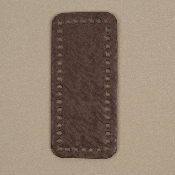 Донце для сумки, прямоугольное, 18 × 8 × 0,3 см, цвет коричневый
