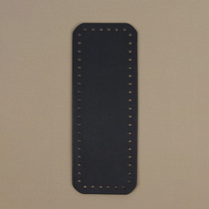 Донце для сумки, прямоугольное, 32 × 12 × 0,3 см, цвет чёрный
