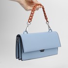 Цепочка для сумки, с карабинами, пластиковая, 23×17 мм, 30 см, цвет терракотовый, серебряный - Фото 5