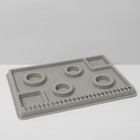 Подставка универсальная для украшений QF «Трафарет», 20×29×2 см, серая - Фото 3