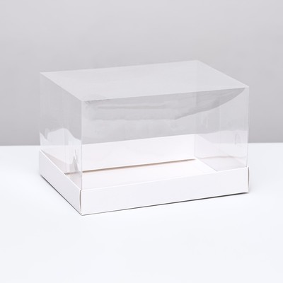 Коробка под рулет, белая, 20×15×12 см