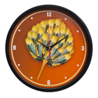 Часы настенные "Перья", d-30 см, плавный ход - фото 12079014