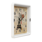 Часы настенные "Париж", 22 х 22 см, плавный ход - Фото 2