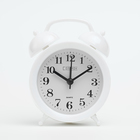 Часы - будильник настольные "Соломон", дискретный ход, 9.8 х 12 см, АА - фото 11982479