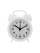Часы - будильник настольные «Соломон», дискретный ход, 9.8×12 см, АА, белые - Фото 1