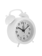 Часы - будильник настольные «Соломон», дискретный ход, 9.8×12 см, АА, белые - Фото 3