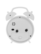 Часы - будильник настольные «Соломон», дискретный ход, 9.8×12 см, АА, белые - фото 60132743