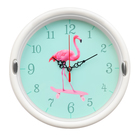 Часы настенные "Фламинго", d-23 см, плавный ход - фото 320936890