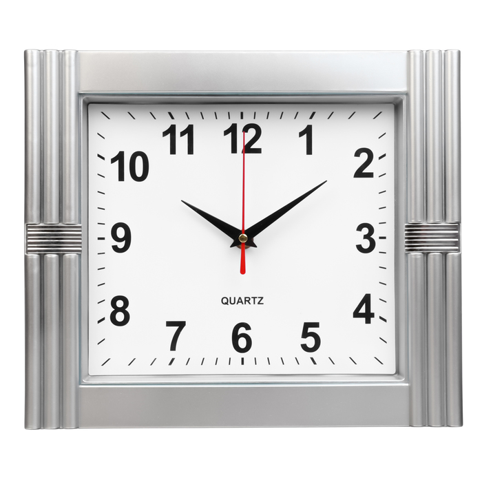 Часы настенные "Время", 29 х 25 см, плавный ход - Фото 1