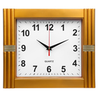Часы настенные "Время", 29 х 25 см, плавный ход - фото 3132861
