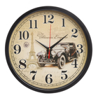 Часы настенные "Машина", d-30 см, плавный ход - фото 293006899