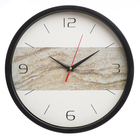 Часы настенные "Линия", d-30 см, плавный ход - фото 3451225