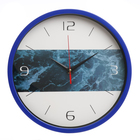 Часы настенные "Линия", d-30 см, плавный ход - фото 3451228