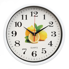 Часы настенные, серия: Кухня, "Лимоны", плавный ход, d-28 см - фото 3395498