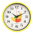 Часы настенные, серия: Кухня, "Банан и клубника", плавный ход, d-28 см - фото 320936999