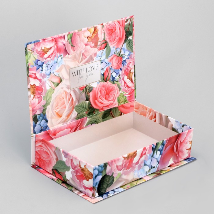 Коробка - книга, упаковка подарочная, «Нежность», 20 х 12.5 х 5 см - фото 1909449984