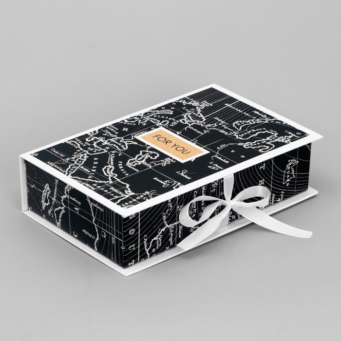 Коробка - книга, упаковка подарочная, «Карта мира», 20 х 12.5 х 5 см - Фото 1