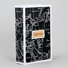 Коробка - книга, упаковка подарочная, «Карта мира», 20 х 12.5 х 5 см - Фото 2