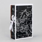 Коробка - книга, упаковка подарочная, «Карта мира», 20 х 12.5 х 5 см - Фото 4