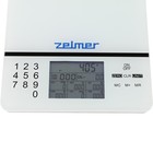 Весы кухонные Zelmer ZKS1500N, электронные, до 5 кг, серые - фото 4412233