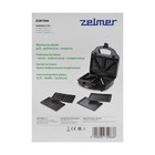 Сэндвичница Zelmer ZSM7900 3IN1, 900 Вт, антипригарное покрытие, чёрно-серебристая - фото 8718659