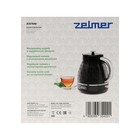 Чайник электрический Zelmer ZCK7640, пластик, 1.7 л, 2200 Вт, чёрный - фото 8718727