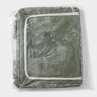 Кофр для хранения вещей Доляна Leaves, 50×40×33 см, 66 литра, цвет зелёный - Фото 12