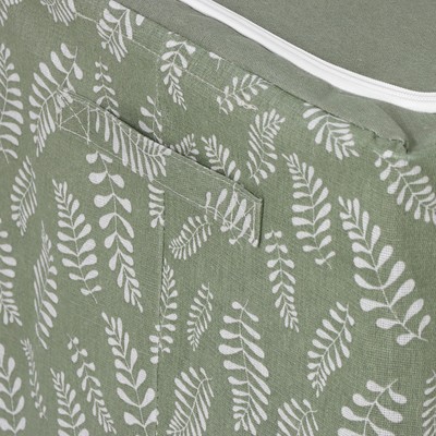 Кофр для хранения вещей Доляна Leaves, 50×40×33 см, 66 л, зелёный