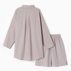 Комплект женский (рубашка, шорты) KAFTAN размер 48-50, серый - Фото 14