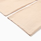 Комплект домашний женский (рубашка на запах, брюки) KAFTAN Basic, размер 52-54, бежевый - Фото 13