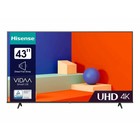 Телевизор Hisense 43A6K, 43", 3840x2160, DVB-T2/C/S2, HDMI 3, USB 2, Smart TV, чёрный - фото 12221939