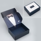 Коробка подарочная складная, упаковка, «Лучшему мужчине», 27 х 21 х 9 см - фото 8466406