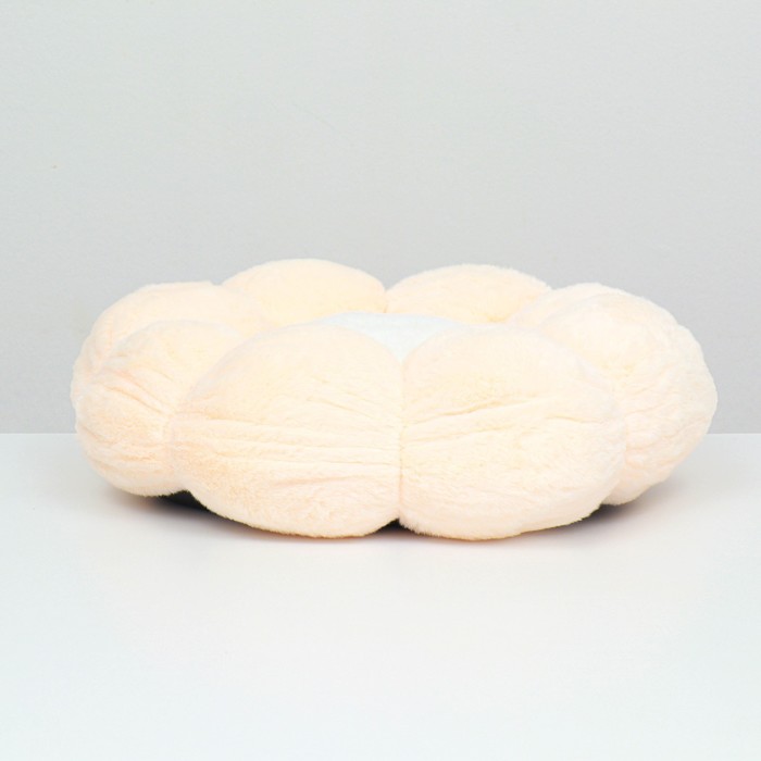 Лежанка для животных "Облако", 40*19 см, бело-персиковая