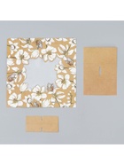 Коробка для конфет, кондитерская упаковка, 4 ячейки, «Крафт», 10.5 х 10.5 х 3.5 см - Фото 6