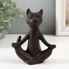 Фигурка чугун «Кот: Дзен», 10×5×12 см - Фото 1