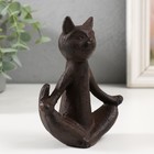 Фигурка чугун «Кот: Дзен», 10×5×12 см - Фото 2