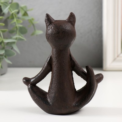 Фигурка чугун «Кот: Дзен», 10×5×12 см