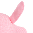 Панама "Милый зайка", уши поднимаются р-р 52-54 цвет розовый - фото 9616415