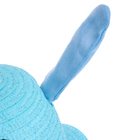 Панама "Милый зайка", уши поднимаются р-р 52-54 цвет голубой - фото 9616425