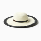 Шляпа женская MINAKU, цв. черный, р-р 58 - фото 321026086