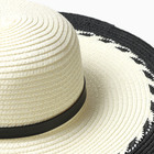 Шляпа женская MINAKU, цв. черный, р-р 58 - Фото 3