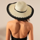 Шляпа женская MINAKU, цв. черный, р-р 58 - Фото 3