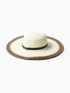 Шляпа женская MINAKU, цв. коричневый, р-р 58 - фото 24345139