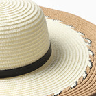 Шляпа женская MINAKU, цв. светло-коричневый, р-р 58 - Фото 5