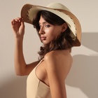 Шляпа женская MINAKU, цв. светло-коричневый, р-р 58 - Фото 2