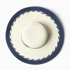 Шляпа женская MINAKU, цв. темно-синий, р-р 58 - фото 807093630