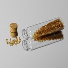 Набор баночек для хранения бисера, d=2.2×7 см, 6 шт., в контейнере, 14.5×8.5×3.5 см - Фото 5