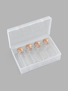 Набор баночек для хранения бисера, d=3×7 см, 4 шт., в контейнере, 13.5×8.7×4 см - Фото 6